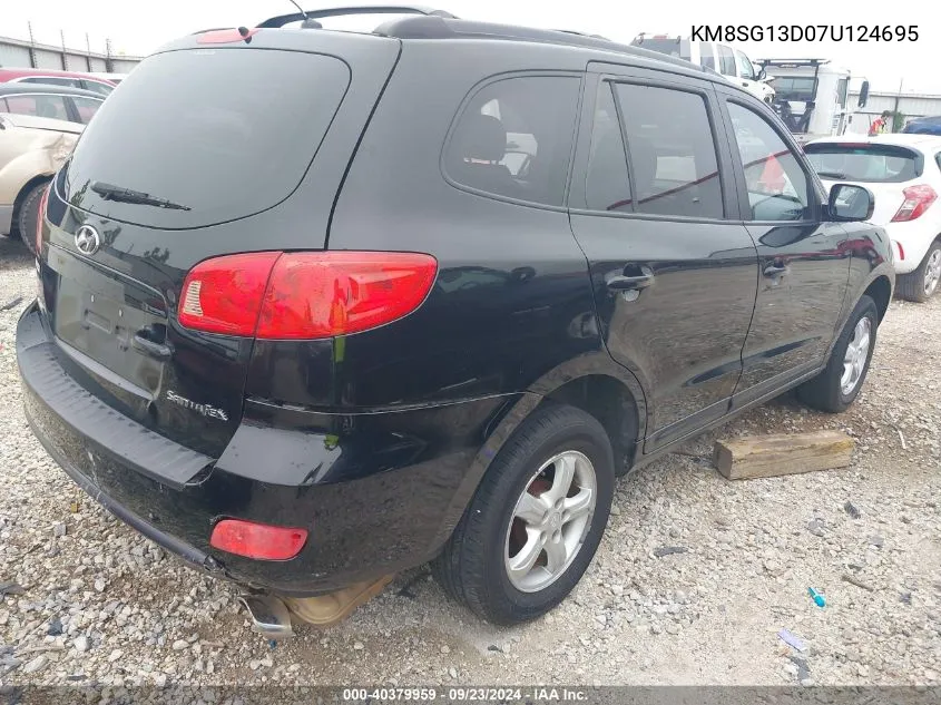 KM8SG13D07U124695 2007 Hyundai Santa Fe Gls