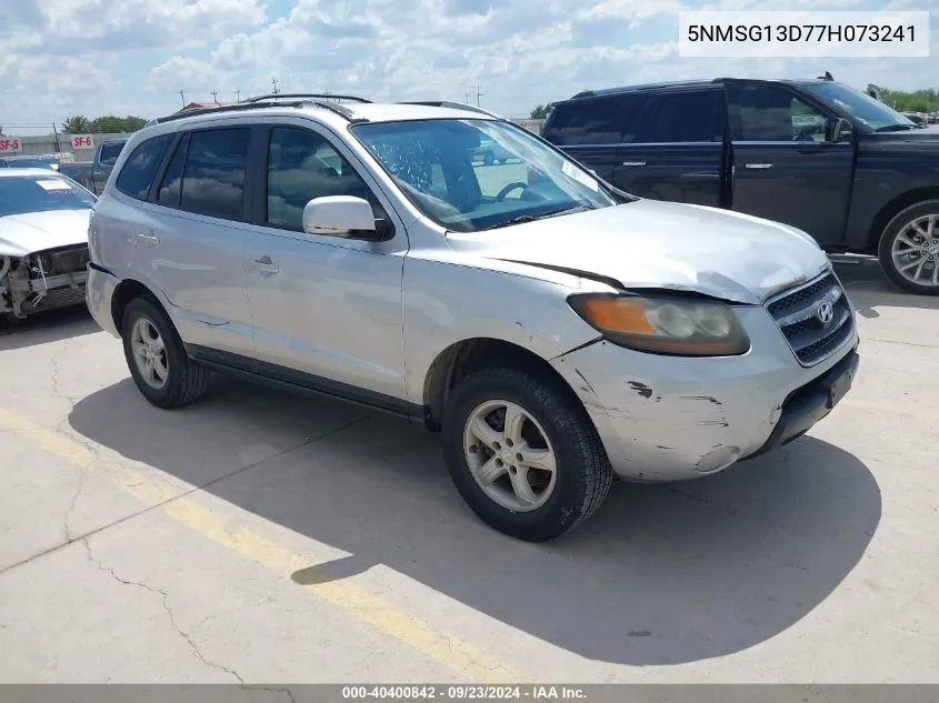 5NMSG13D77H073241 2007 Hyundai Santa Fe Gls