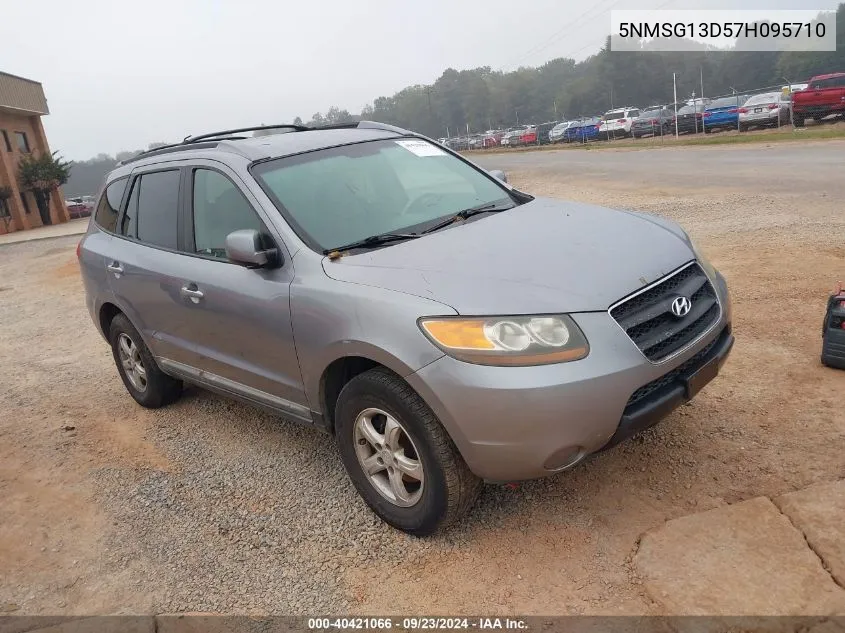 2007 Hyundai Santa Fe Gls VIN: 5NMSG13D57H095710 Lot: 40421066