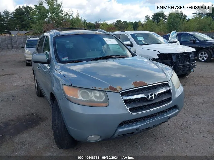 2007 Hyundai Santa Fe Limited/Se VIN: 5NMSH73E97H039844 Lot: 40446733