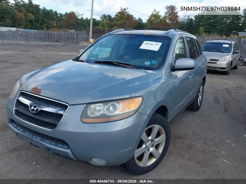 2007 Hyundai Santa Fe Limited/Se VIN: 5NMSH73E97H039844 Lot: 40446733