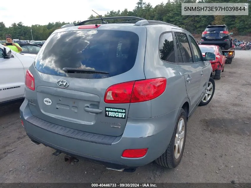 5NMSH73E97H039844 2007 Hyundai Santa Fe Limited/Se