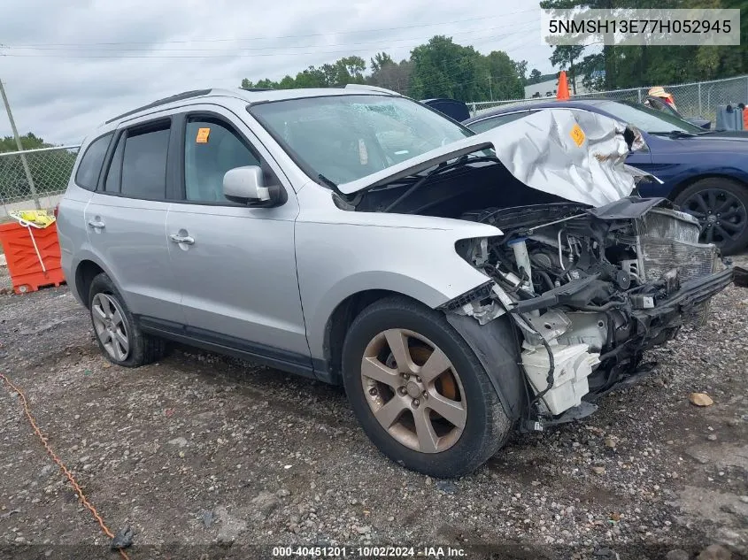 5NMSH13E77H052945 2007 Hyundai Santa Fe Limited/Se