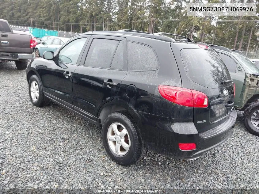 5NMSG73D87H069976 2007 Hyundai Santa Fe Gls