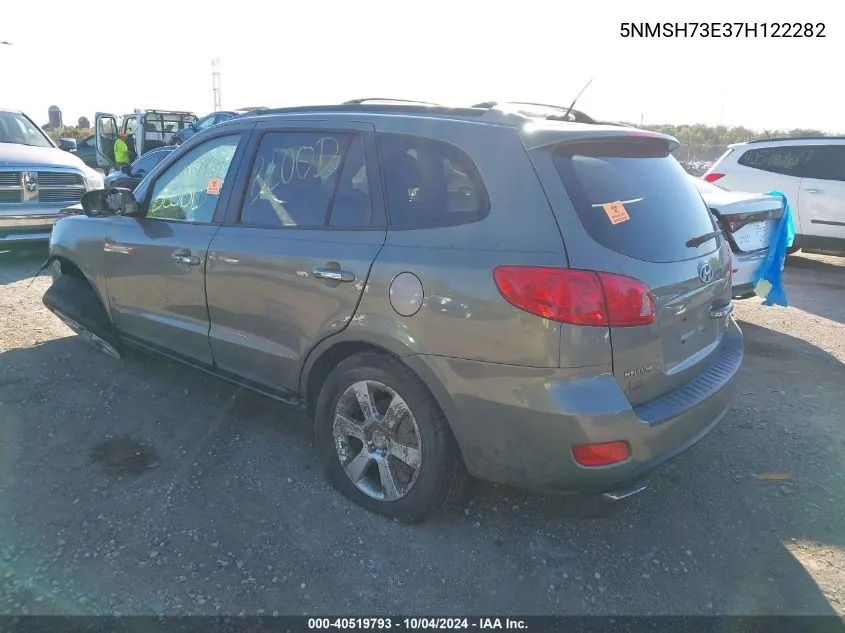 5NMSH73E37H122282 2007 Hyundai Santa Fe Limited/Se