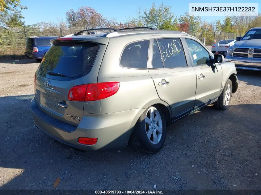 5NMSH73E37H122282 2007 Hyundai Santa Fe Limited/Se