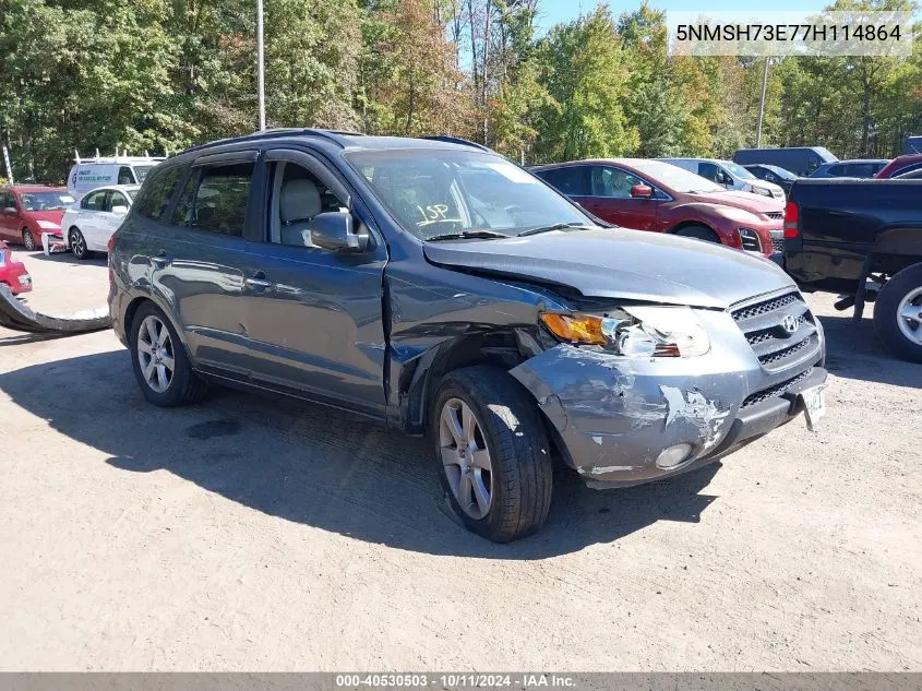 2007 Hyundai Santa Fe Limited/Se VIN: 5NMSH73E77H114864 Lot: 40530503