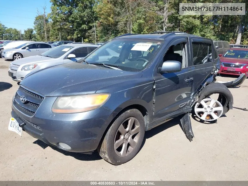 2007 Hyundai Santa Fe Limited/Se VIN: 5NMSH73E77H114864 Lot: 40530503