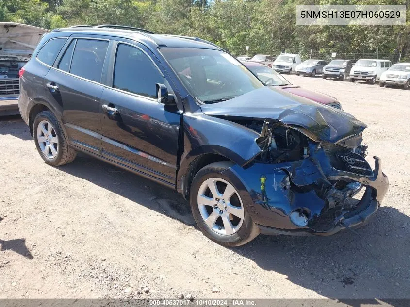 2007 Hyundai Santa Fe Limited/Se VIN: 5NMSH13E07H060529 Lot: 40537017