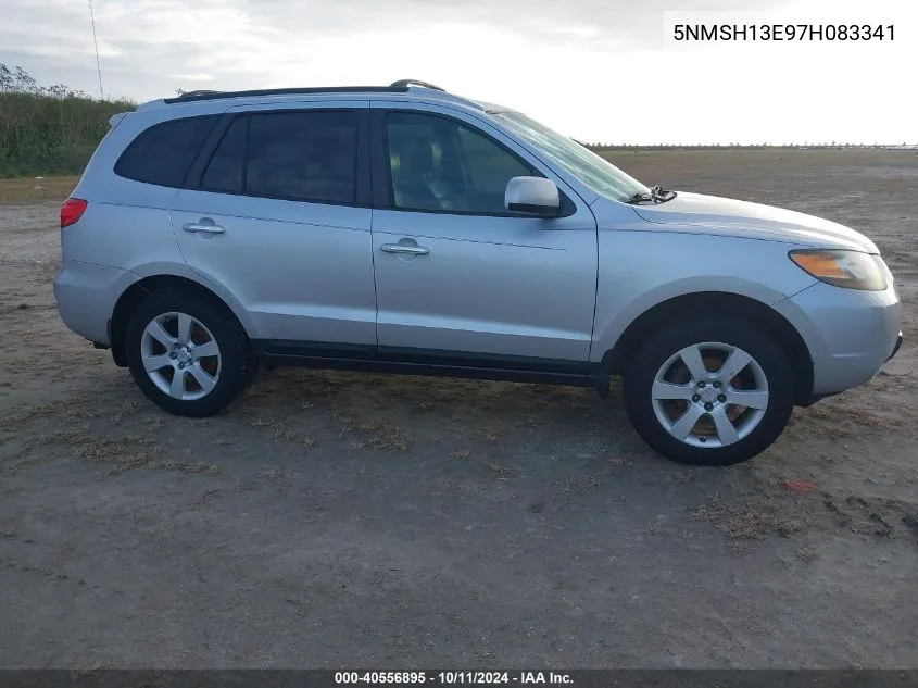 2007 Hyundai Santa Fe Limited/Se VIN: 5NMSH13E97H083341 Lot: 40556895