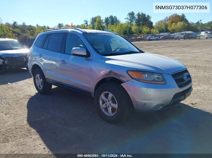 2007 Hyundai Santa Fe Gls VIN: 5NMSG73D37H077306 Lot: 40563593