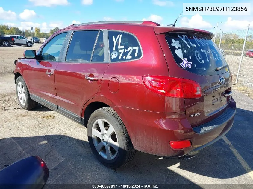 2007 Hyundai Santa Fe Limited/Se VIN: 5NMSH73E97H123856 Lot: 40597817