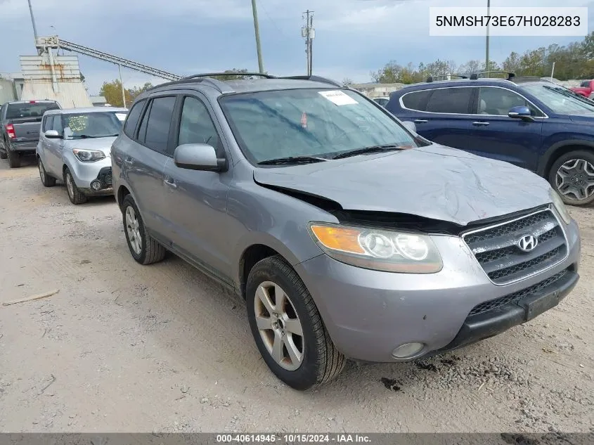 5NMSH73E67H028283 2007 Hyundai Santa Fe Limited/Se