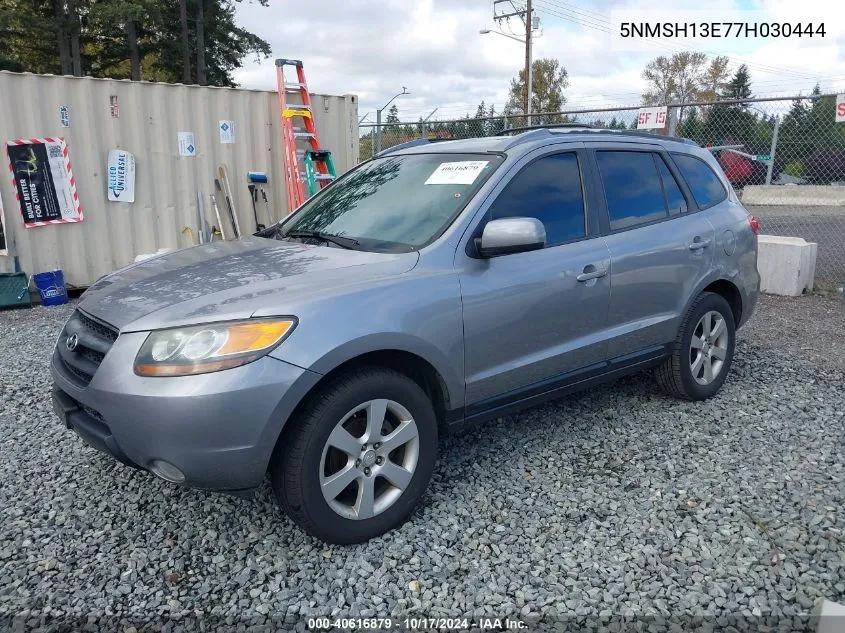 5NMSH13E77H030444 2007 Hyundai Santa Fe Limited/Se