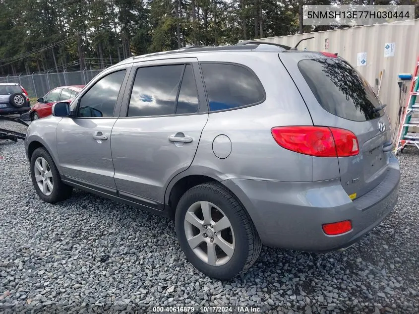 5NMSH13E77H030444 2007 Hyundai Santa Fe Limited/Se