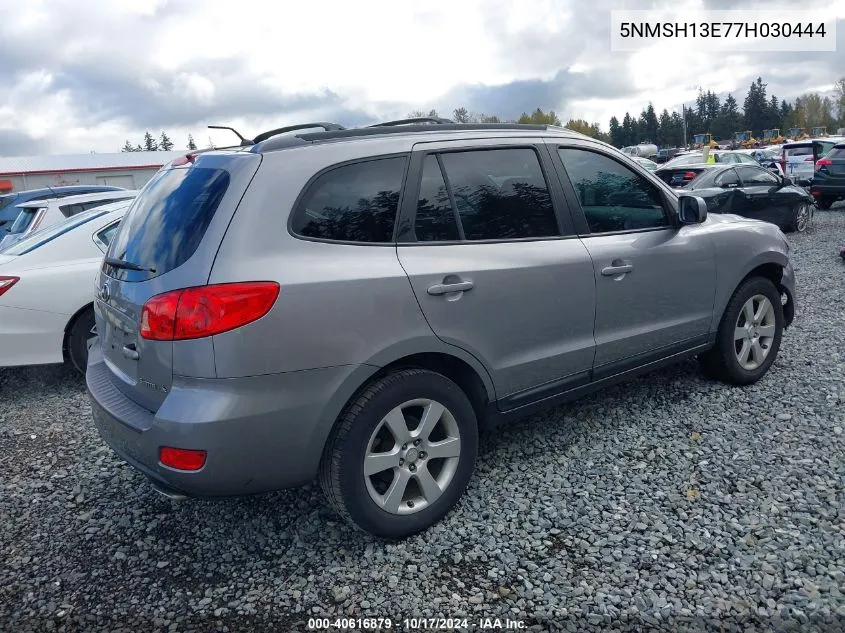 2007 Hyundai Santa Fe Limited/Se VIN: 5NMSH13E77H030444 Lot: 40616879