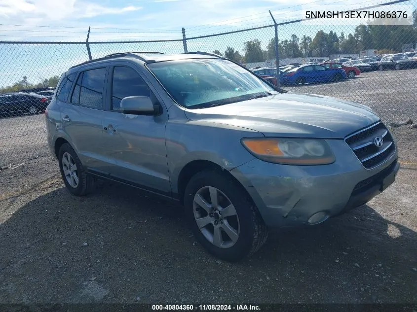 2007 Hyundai Santa Fe Limited/Se VIN: 5NMSH13EX7H086376 Lot: 40804360