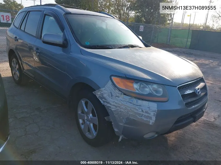 2007 Hyundai Santa Fe Limited/Se VIN: 5NMSH13E37H089555 Lot: 40859319