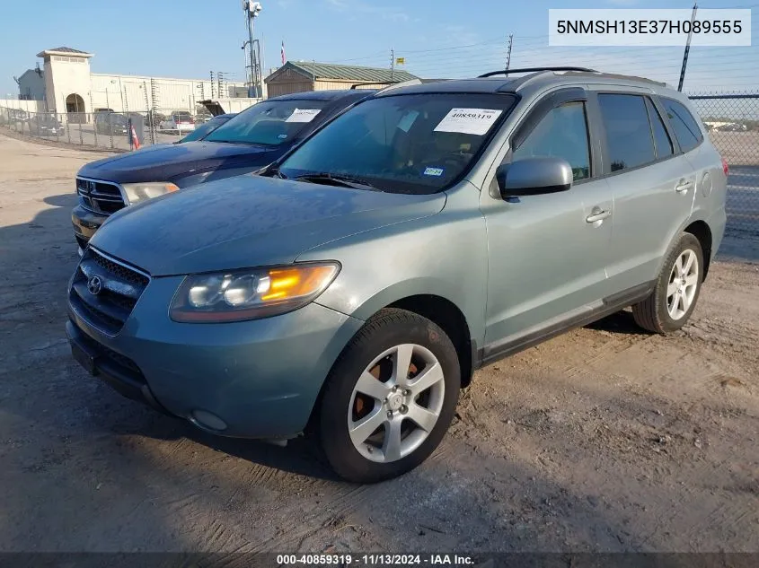 2007 Hyundai Santa Fe Limited/Se VIN: 5NMSH13E37H089555 Lot: 40859319