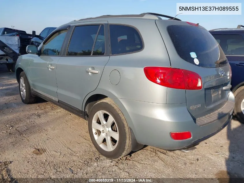 2007 Hyundai Santa Fe Limited/Se VIN: 5NMSH13E37H089555 Lot: 40859319