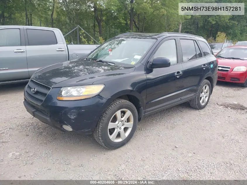 5NMSH73E98H157281 2008 Hyundai Santa Fe Limited/Se