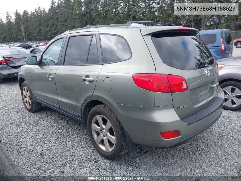 5NMSH73E68H158629 2008 Hyundai Santa Fe Limited/Se