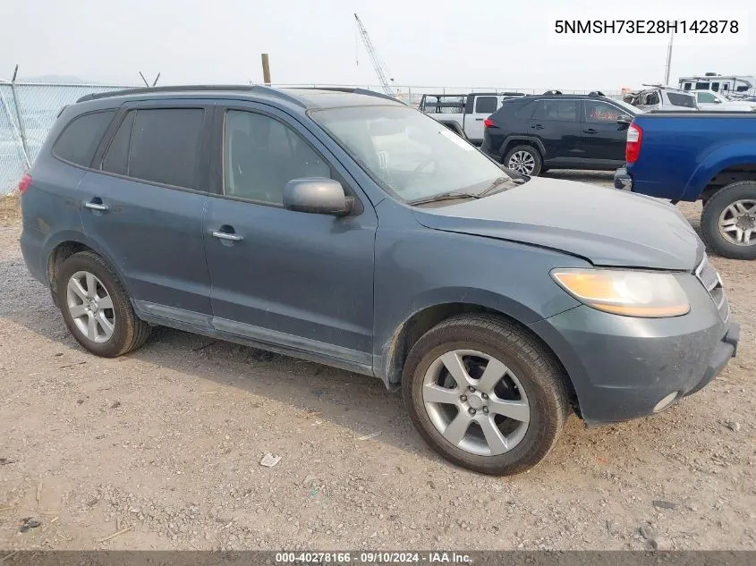 5NMSH73E28H142878 2008 Hyundai Santa Fe Se/Limited