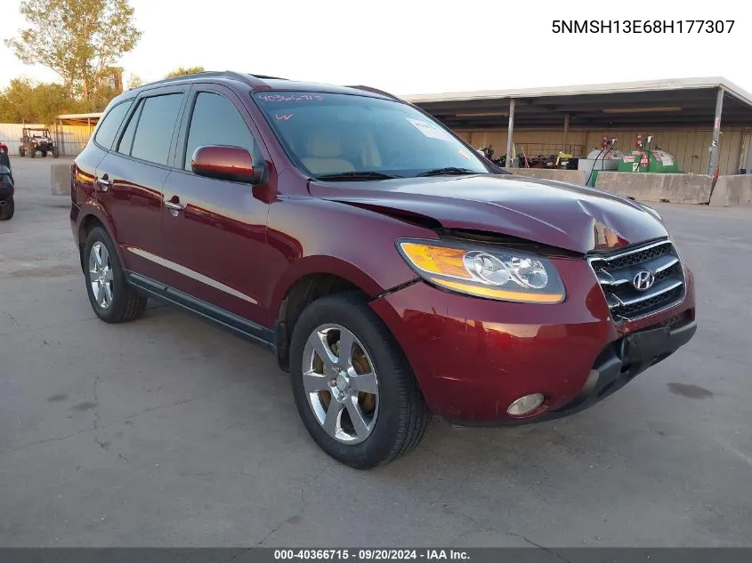 2008 Hyundai Santa Fe Limited/Se VIN: 5NMSH13E68H177307 Lot: 40366715