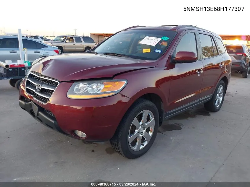 2008 Hyundai Santa Fe Limited/Se VIN: 5NMSH13E68H177307 Lot: 40366715