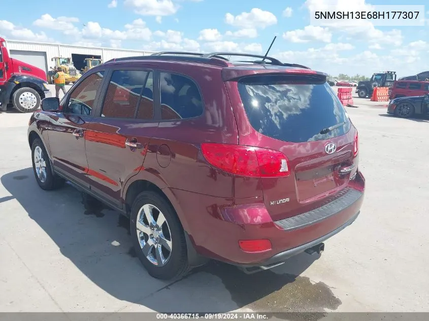 2008 Hyundai Santa Fe Limited/Se VIN: 5NMSH13E68H177307 Lot: 40366715