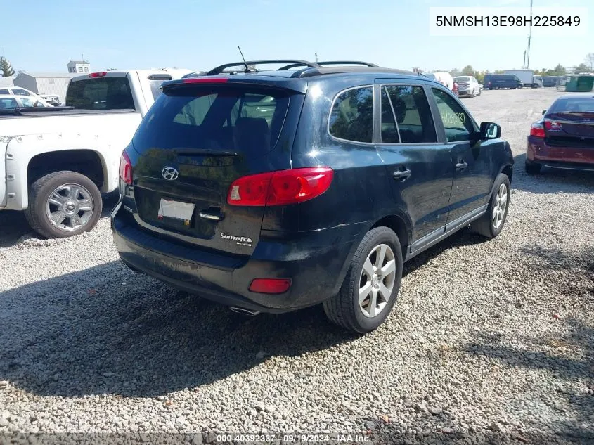 2008 Hyundai Santa Fe Limited/Se VIN: 5NMSH13E98H225849 Lot: 40392337