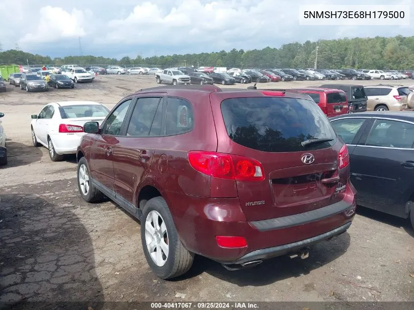 5NMSH73E68H179500 2008 Hyundai Santa Fe Limited/Se