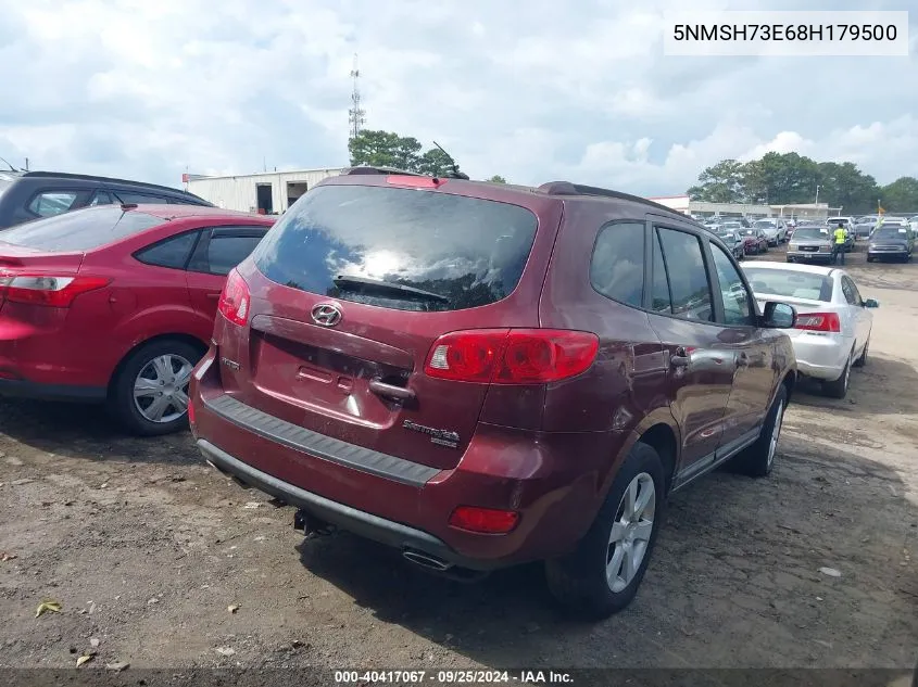 5NMSH73E68H179500 2008 Hyundai Santa Fe Limited/Se