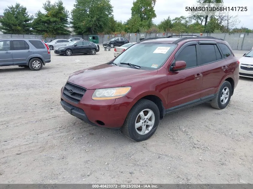 5NMSG13D68H141725 2008 Hyundai Santa Fe Gls