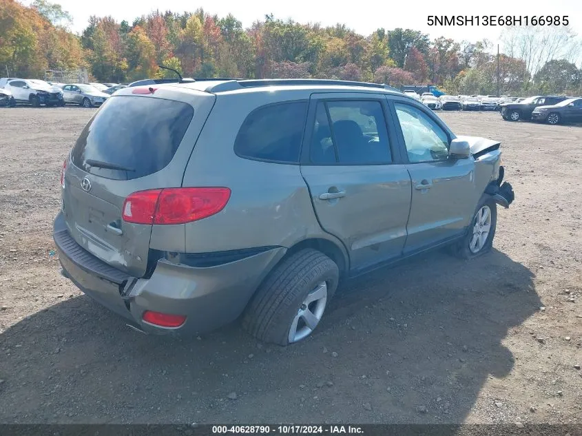 2008 Hyundai Santa Fe Limited/Se VIN: 5NMSH13E68H166985 Lot: 40628790