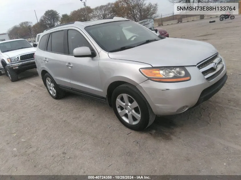 2008 Hyundai Santa Fe Limited/Se VIN: 5NMSH73E88H133764 Lot: 40724358