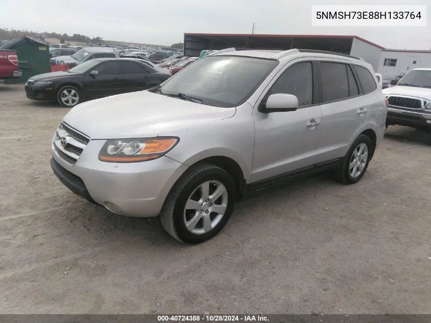 2008 Hyundai Santa Fe Limited/Se VIN: 5NMSH73E88H133764 Lot: 40724358