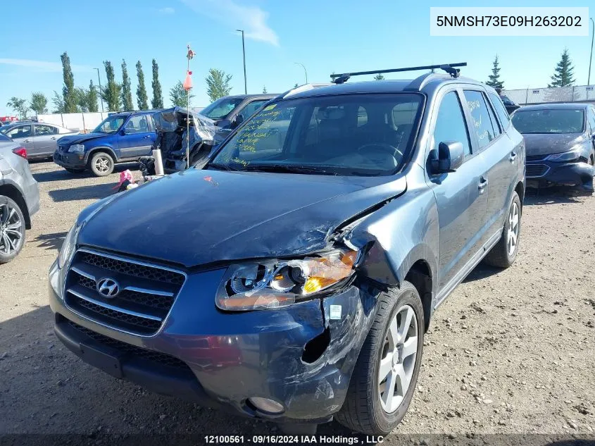 2009 Hyundai Santa Fe VIN: 5NMSH73E09H263202 Lot: 12100561