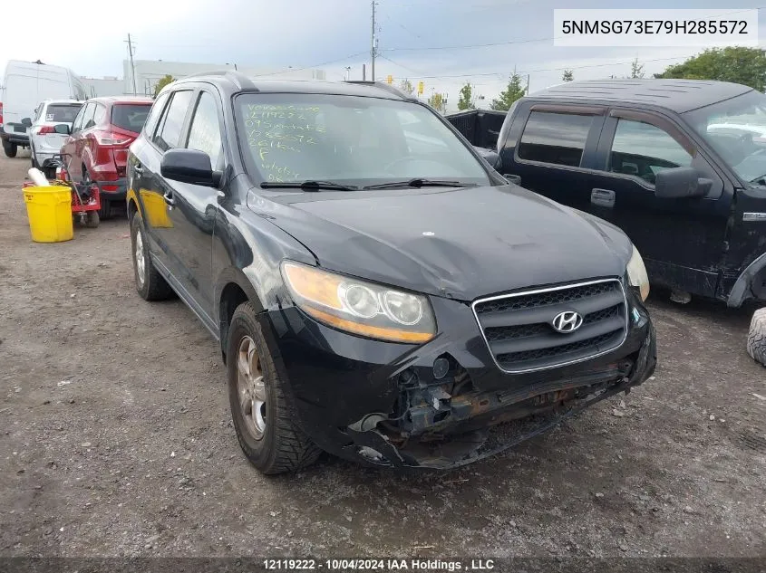 5NMSG73E79H285572 2009 Hyundai Santa Fe