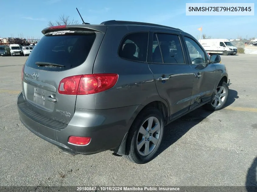 5NMSH73E79H267845 2009 Hyundai Santa Fe Limited