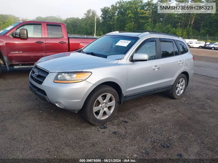 5NMSH73E69H286323 2009 Hyundai Santa Fe Se