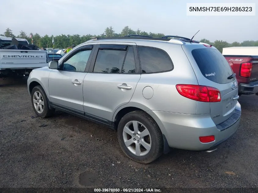 2009 Hyundai Santa Fe Se VIN: 5NMSH73E69H286323 Lot: 39678050