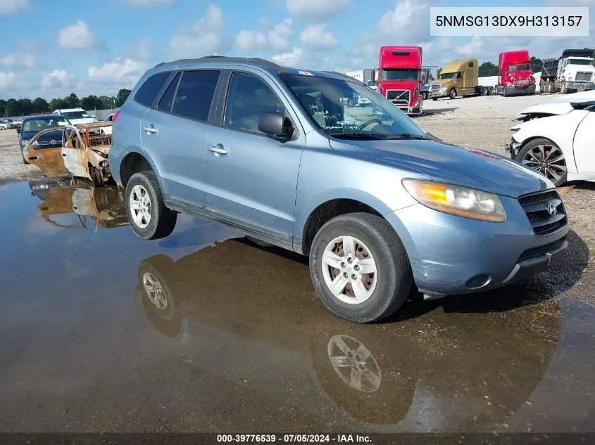 2009 Hyundai Santa Fe Gls VIN: 5NMSG13DX9H313157 Lot: 39776539