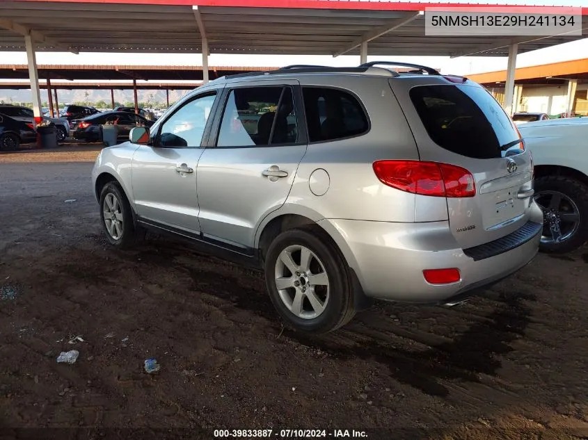 2009 Hyundai Santa Fe Se VIN: 5NMSH13E29H241134 Lot: 39833887