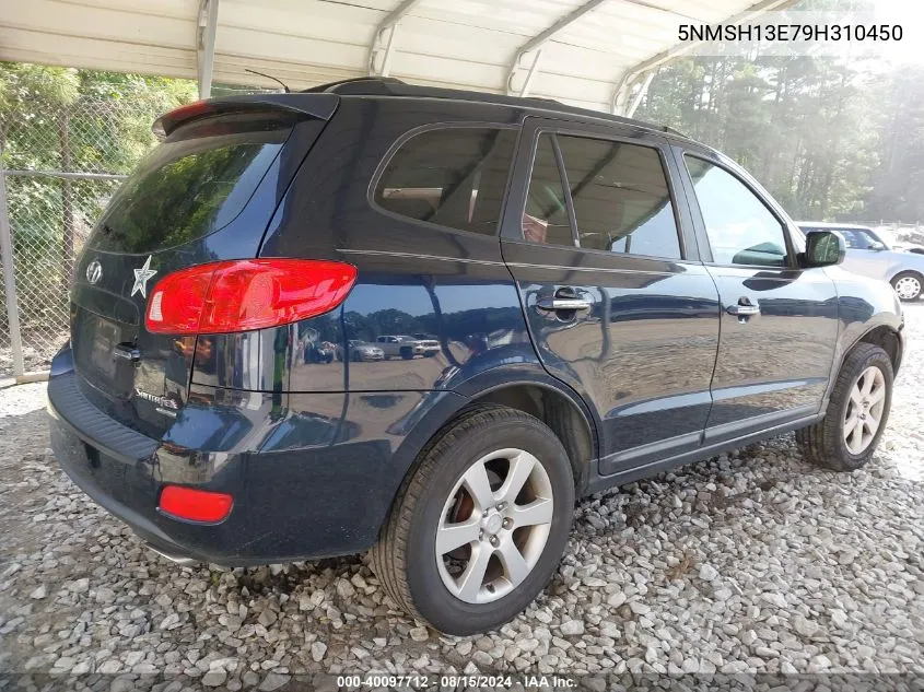 5NMSH13E79H310450 2009 Hyundai Santa Fe Limited