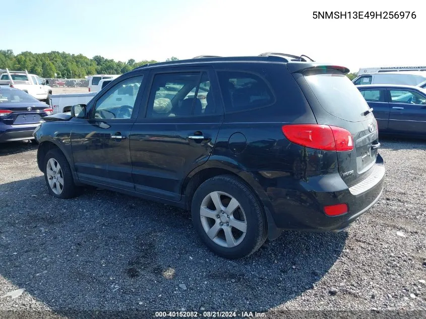 5NMSH13E49H256976 2009 Hyundai Santa Fe Se/Limited