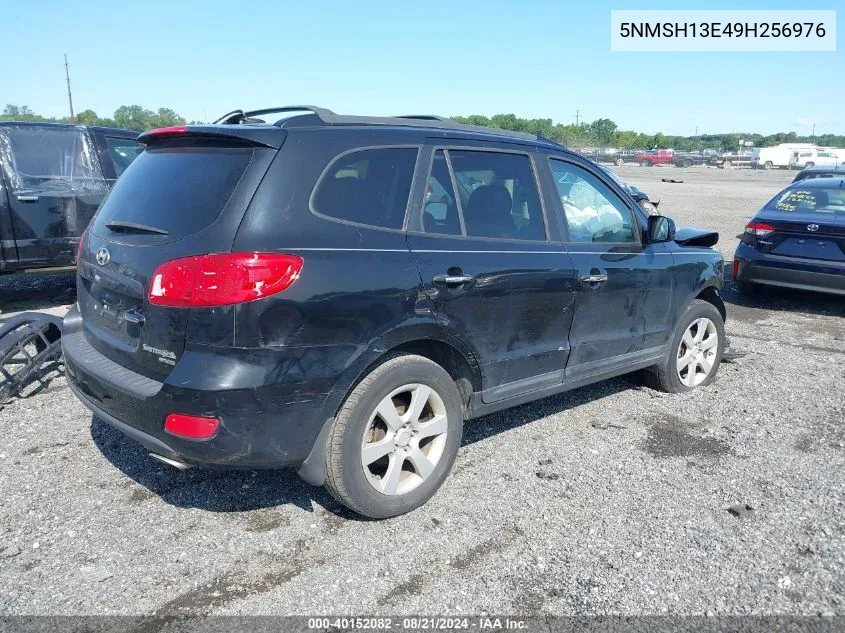 5NMSH13E49H256976 2009 Hyundai Santa Fe Se/Limited