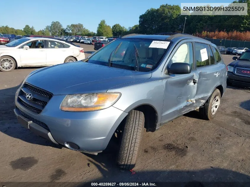 2009 Hyundai Santa Fe Gls VIN: 5NMSG13D99H325509 Lot: 40259627