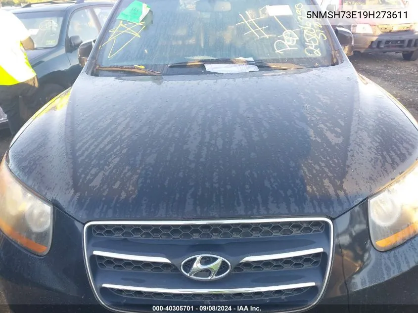 5NMSH73E19H273611 2009 Hyundai Santa Fe Limited