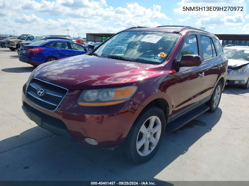 5NMSH13E09H270972 2009 Hyundai Santa Fe Limited